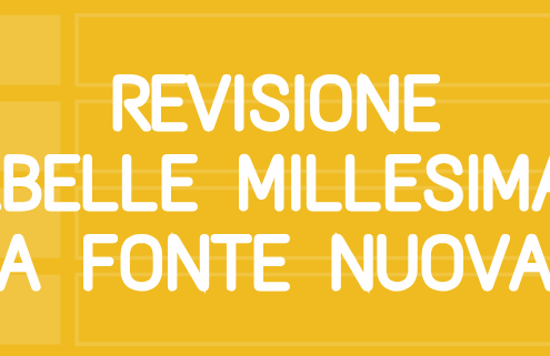 Revisione tabelle millesimali Fonte Nuova